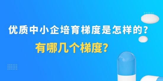 優(yōu)質(zhì)中小企培育梯度是怎樣的？有哪幾個梯度？