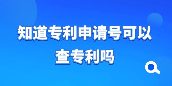 知道專利申請(qǐng)?zhí)柨梢圆閷＠麊?